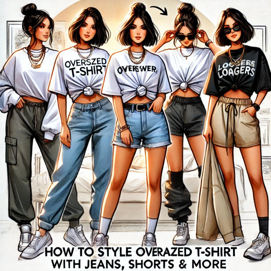 How to Style an Oversized T-Shirt with Jeans, Shorts & More