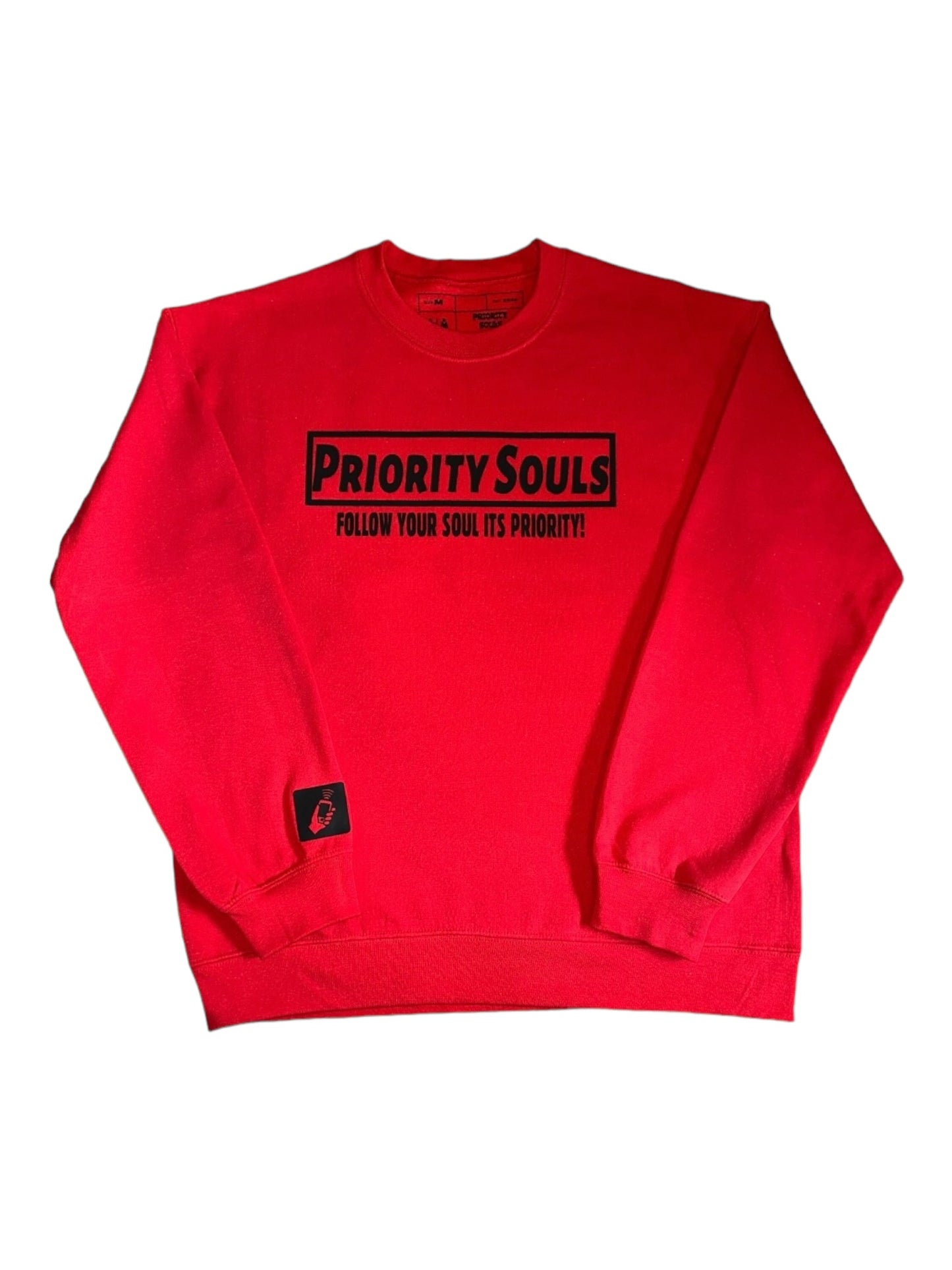Red T shirt and sweater - Priority souls